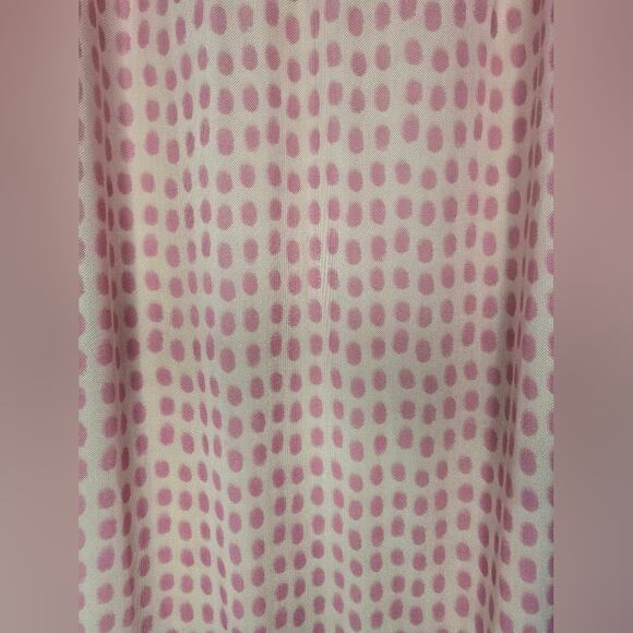 Pink Polka Dot Mesh Midi Dress – Size L (House of Aama x Target) - Picture 10 of 10